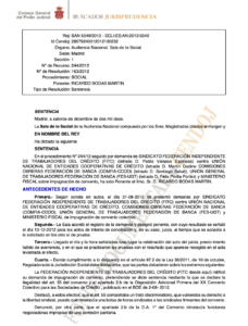 impugnacion del convenio colectivo